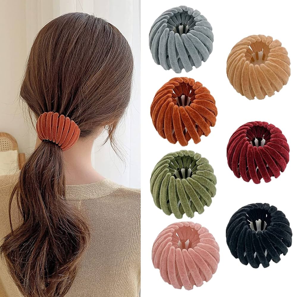 birds nest hair tie