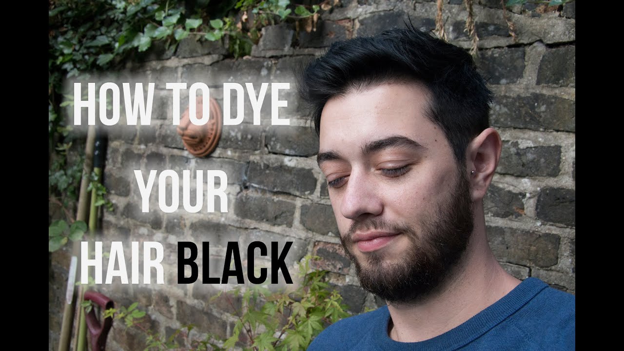 black hair dye male