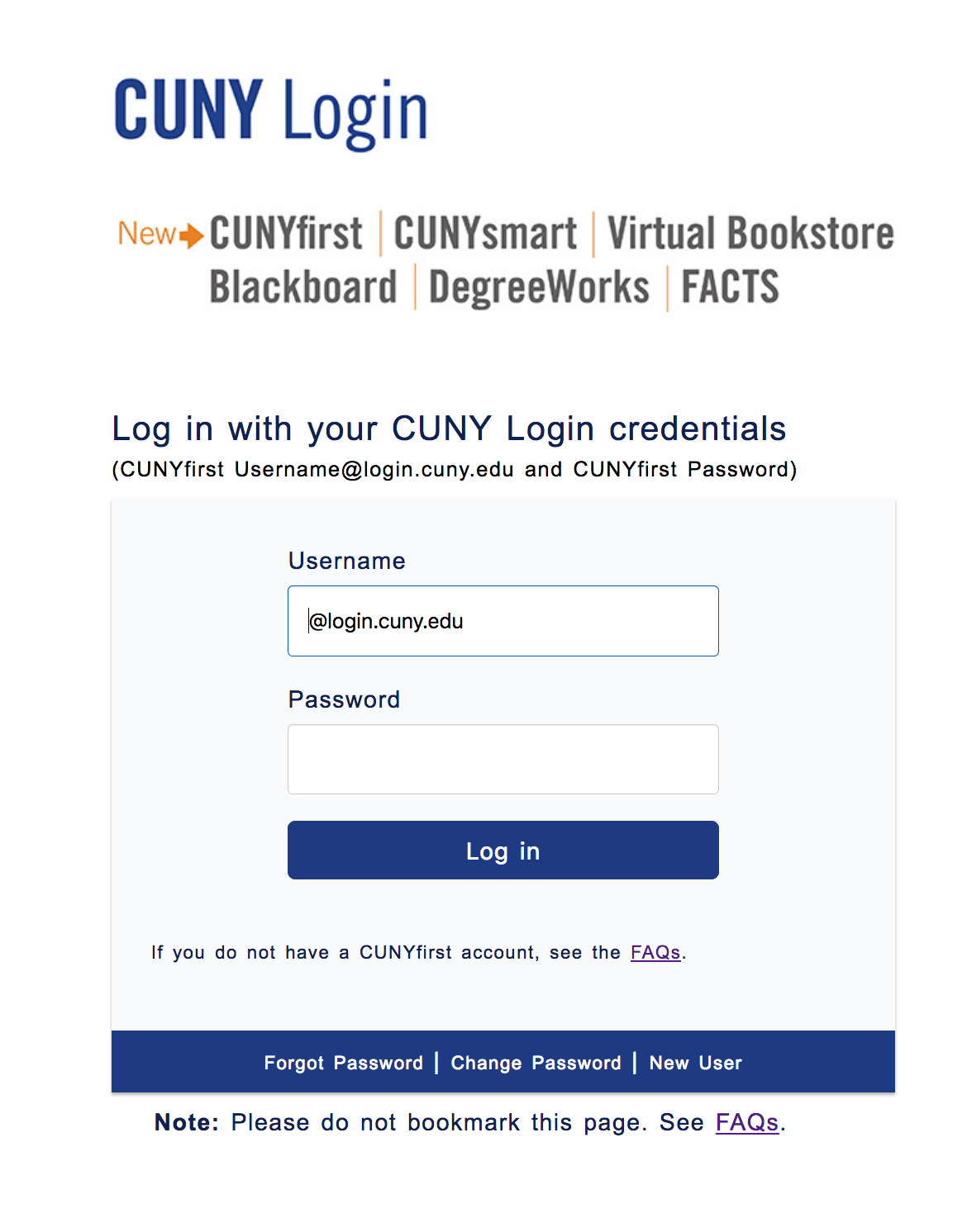 blackboard cuny login