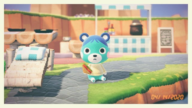 blue bear animal crossing