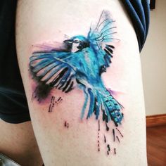 blue jay tattoo ideas