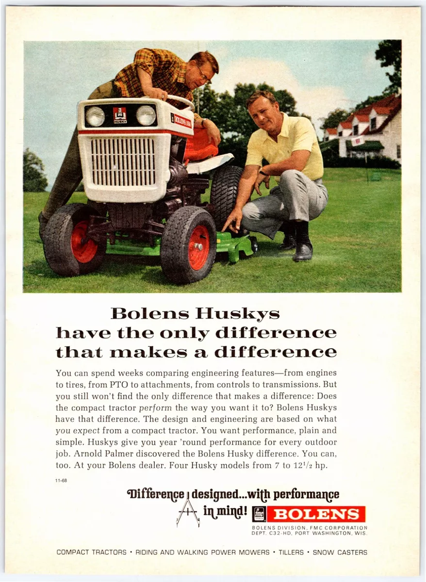 bolens lawn tractor