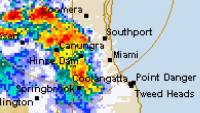 bom radar gold coast