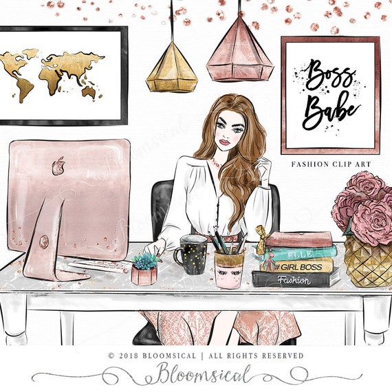 boss babe clipart