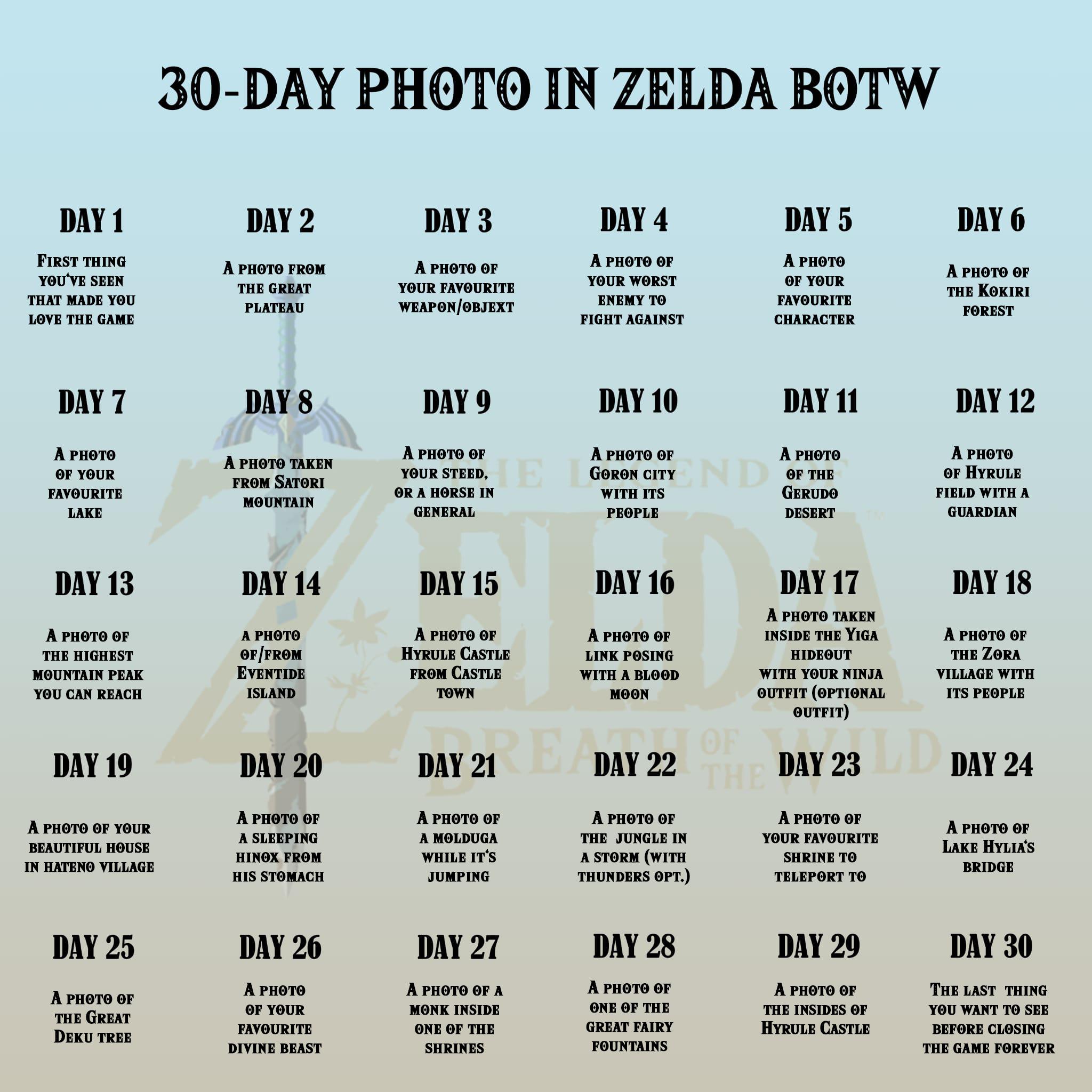 botw challenges