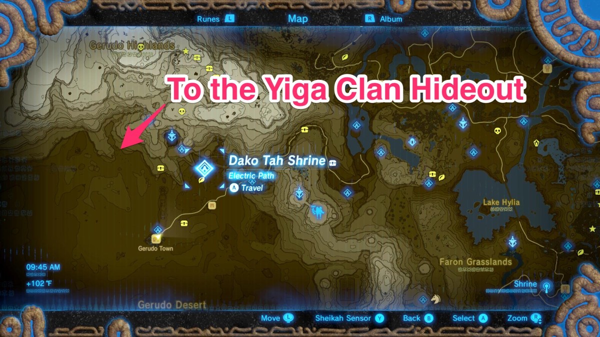 botw yiga clan hideout