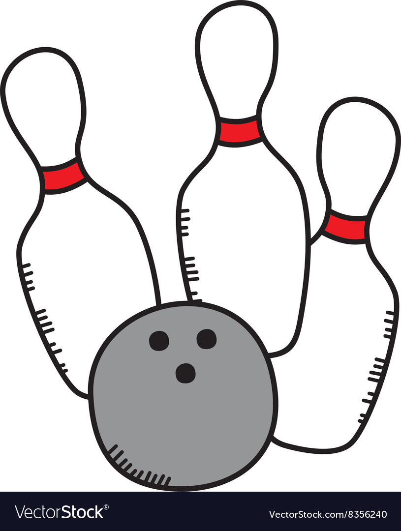bowling cartoon