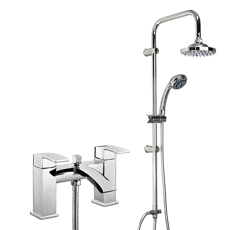 b&q bath mixer shower taps