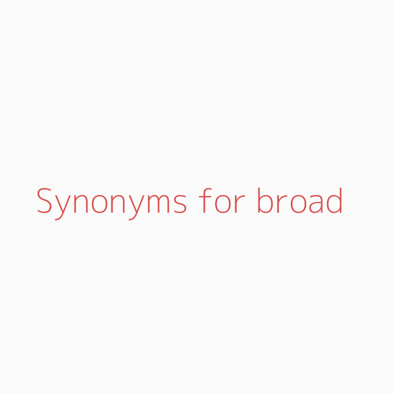 broad synonym