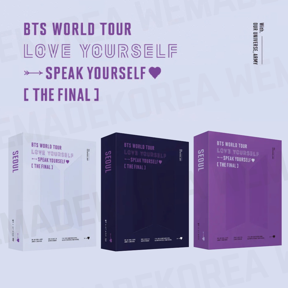 bts love yourself tour in seoul blu ray