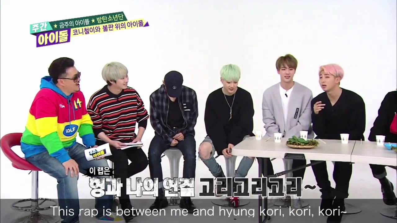 bts on weekly idol episodes