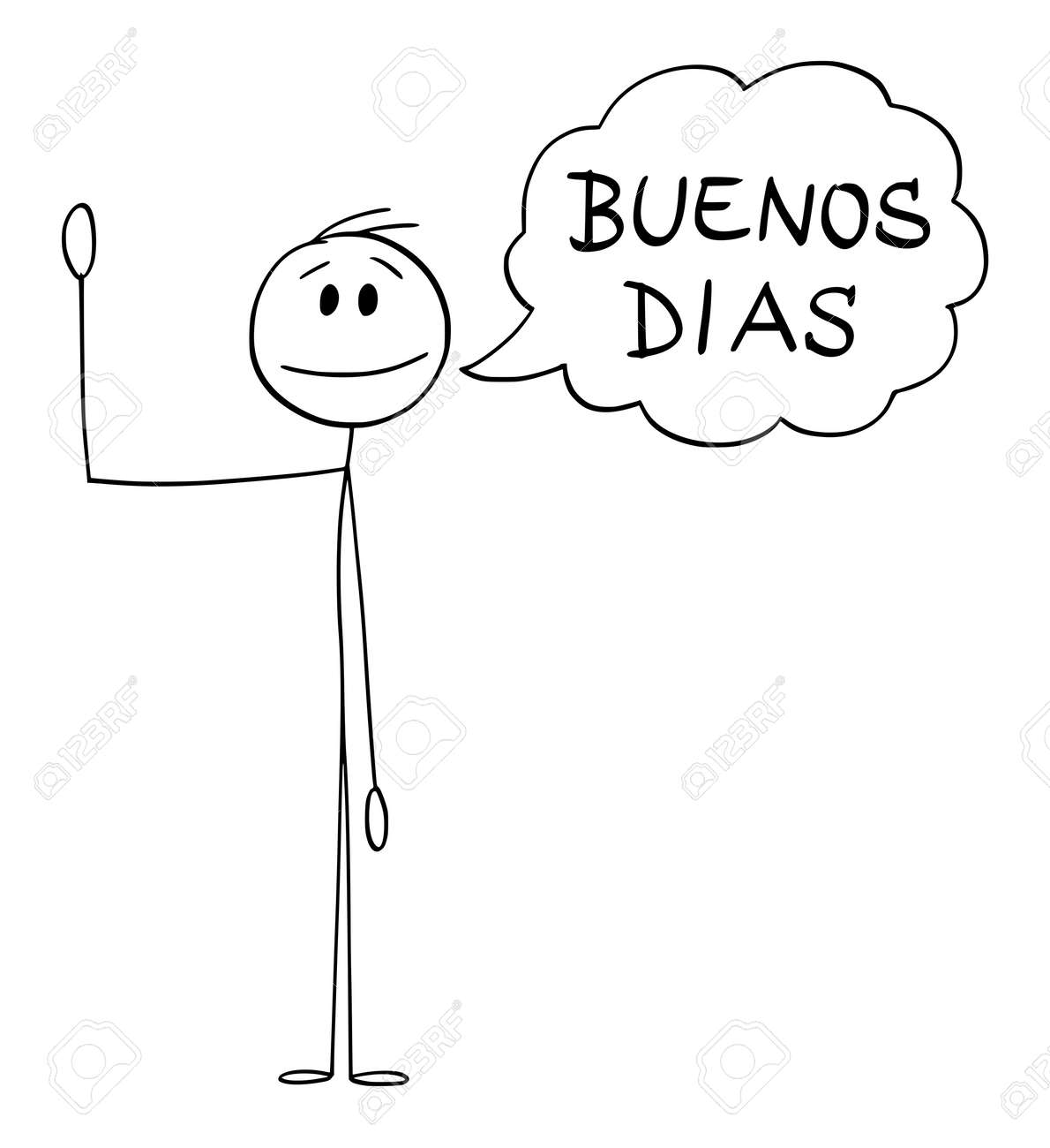 buenos dias cartoon