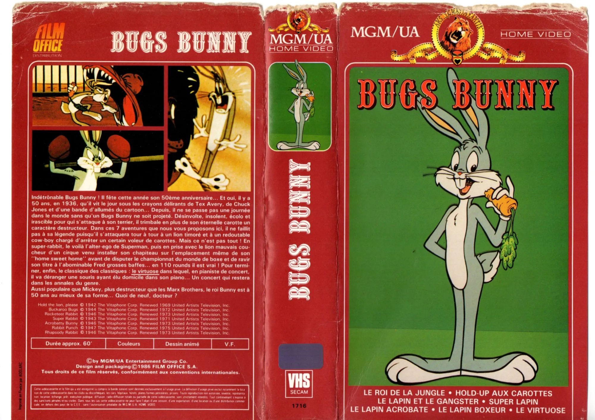 bugs bunny vhs