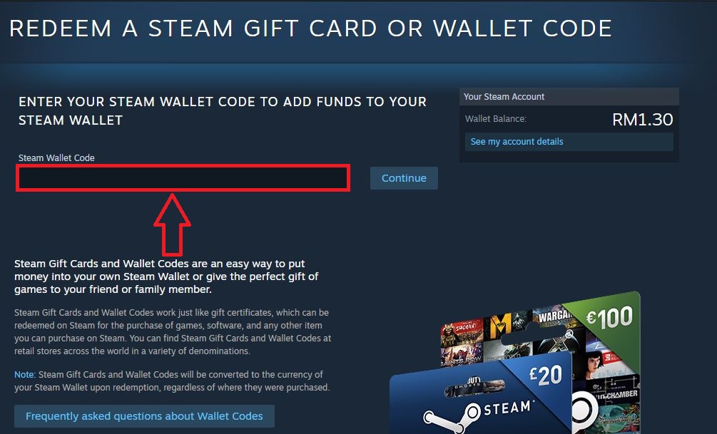 buy steam wallet using bpi