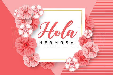 hola hermosa in english