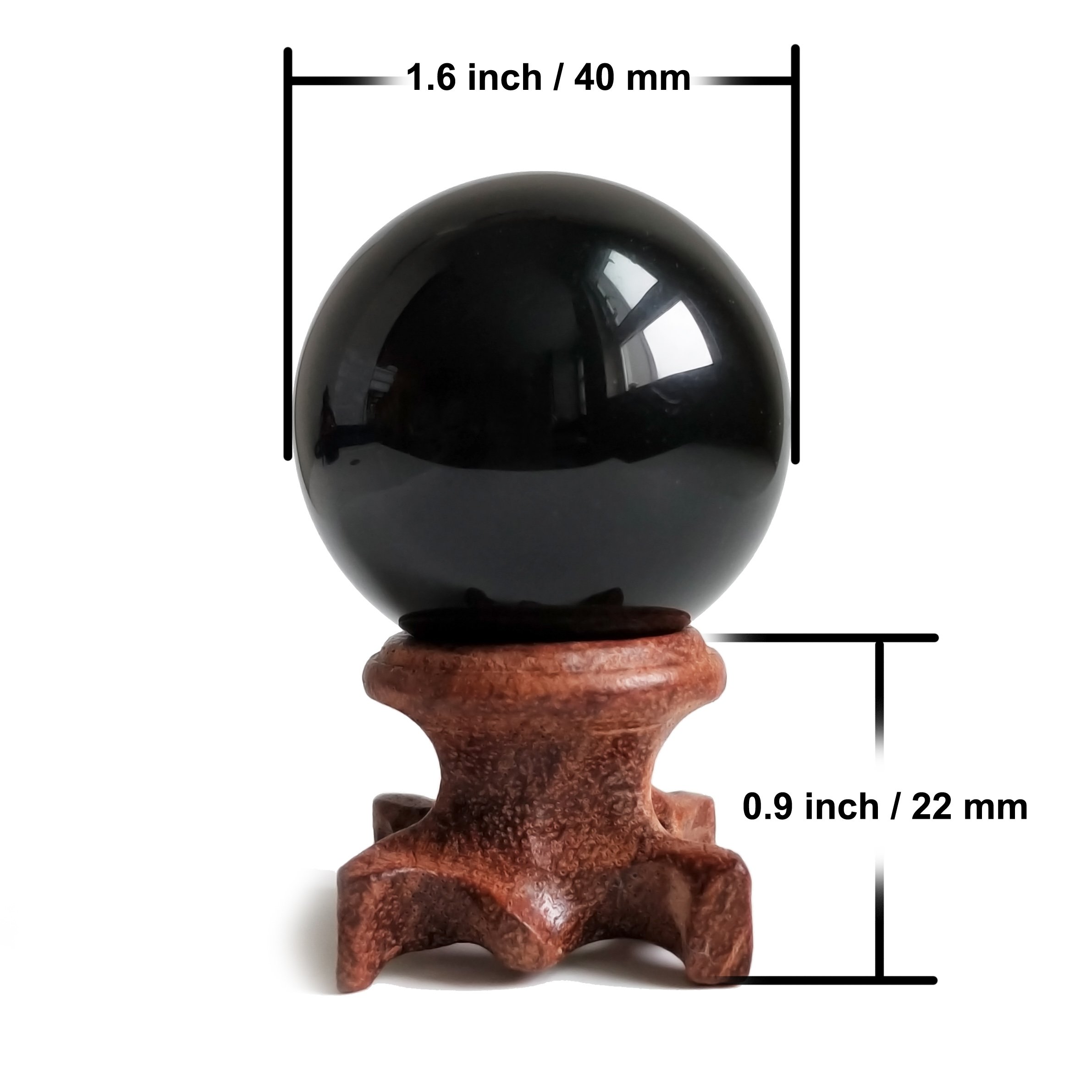 obsidian crystal ball scrying