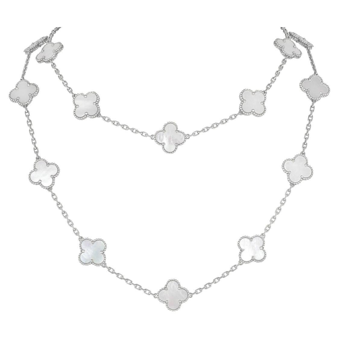 van cleef triple necklace