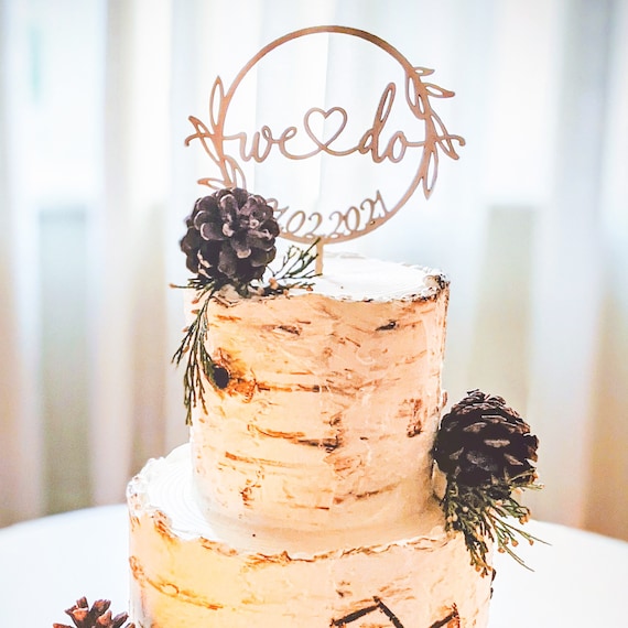 rustic wedding cake toppers