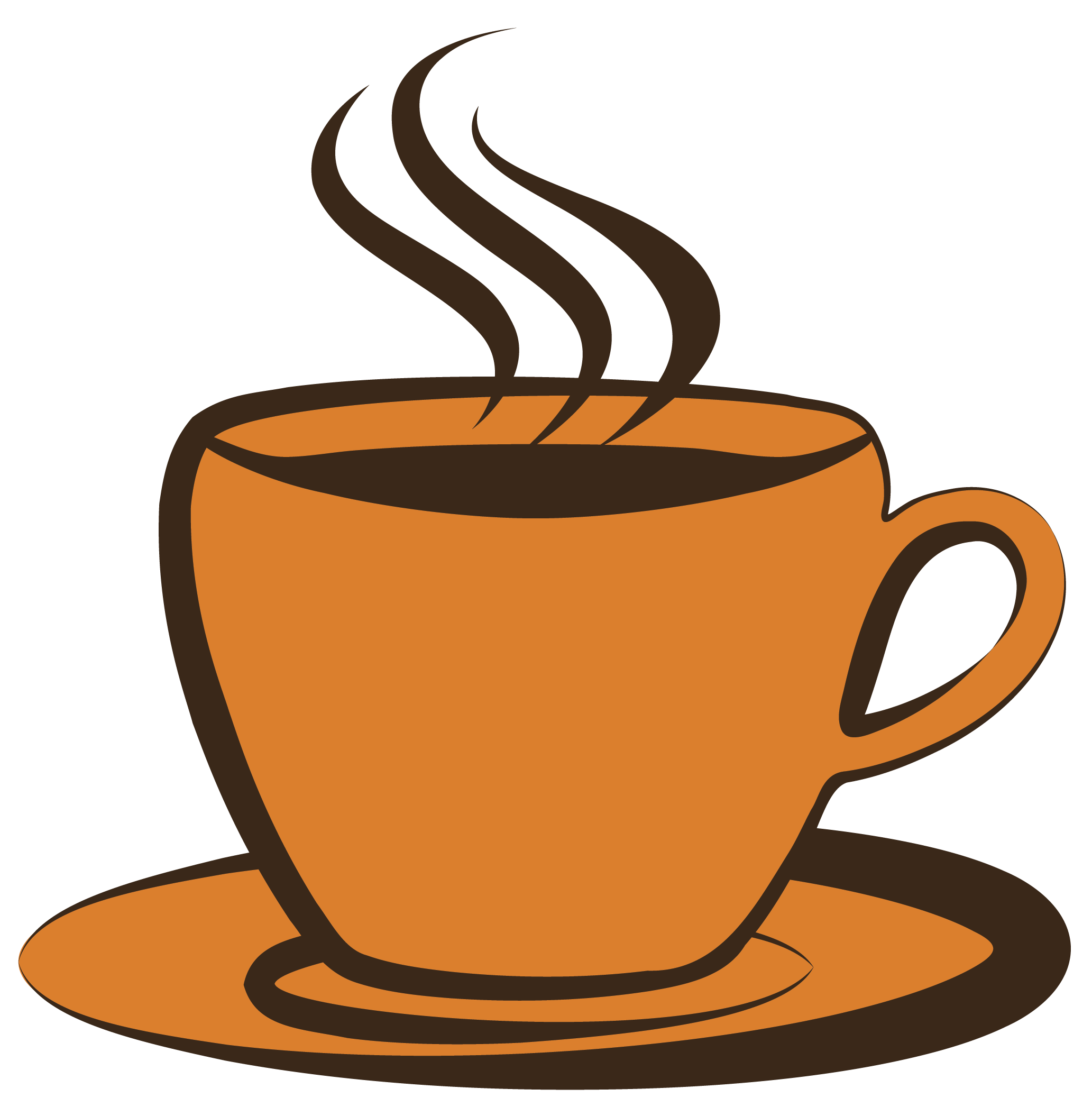 hot coffee clipart