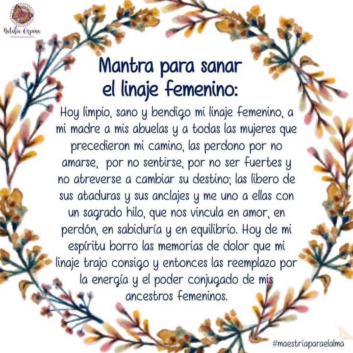 linaje femenino frases