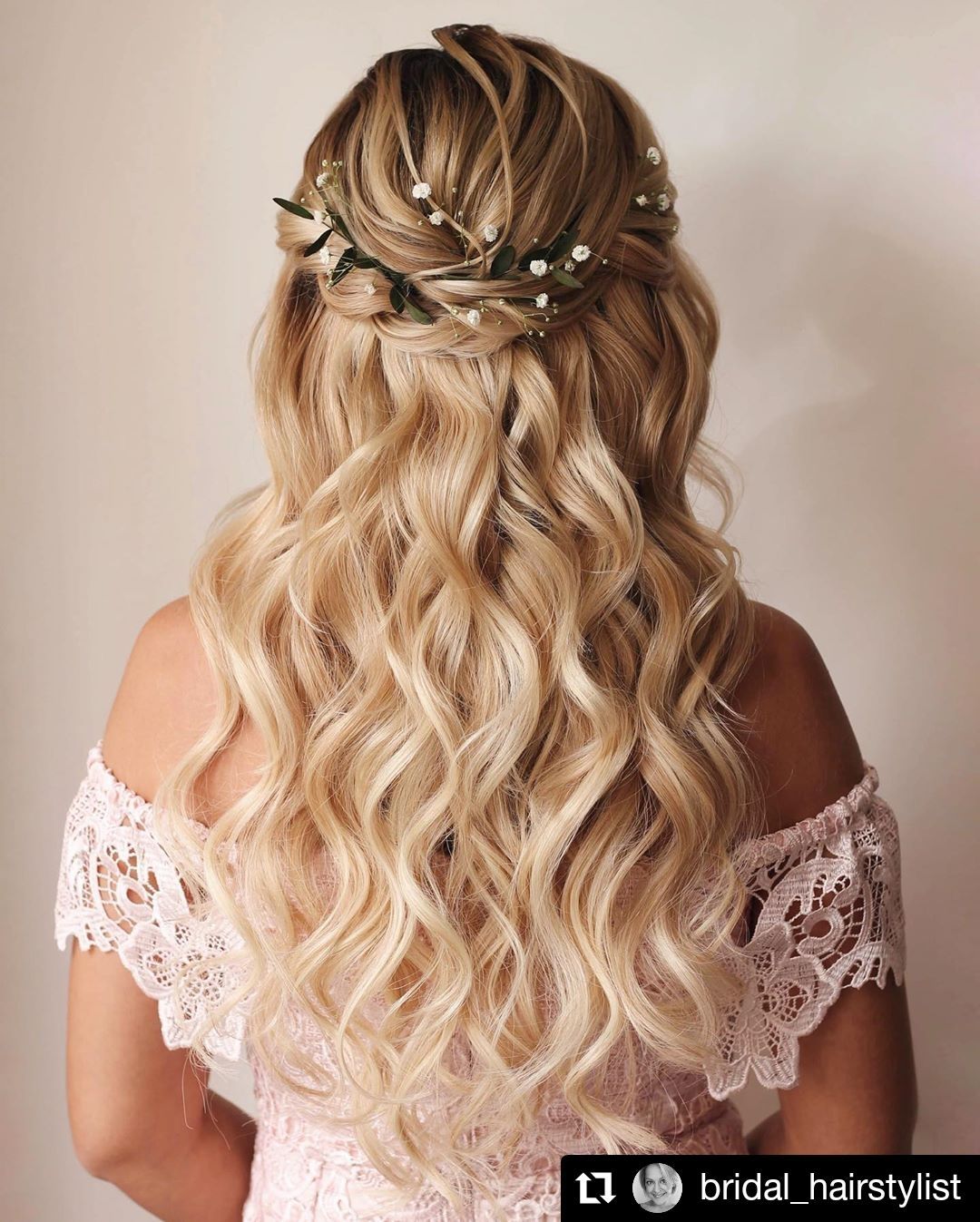 wedding guest curly hairstyles