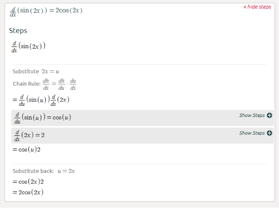 symbolab derivative