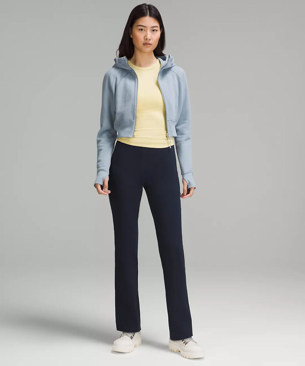 smooth fit pull-on high-rise pant
