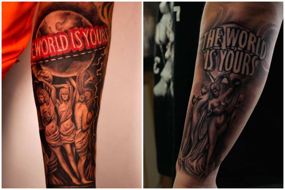 the world is yours tattoo