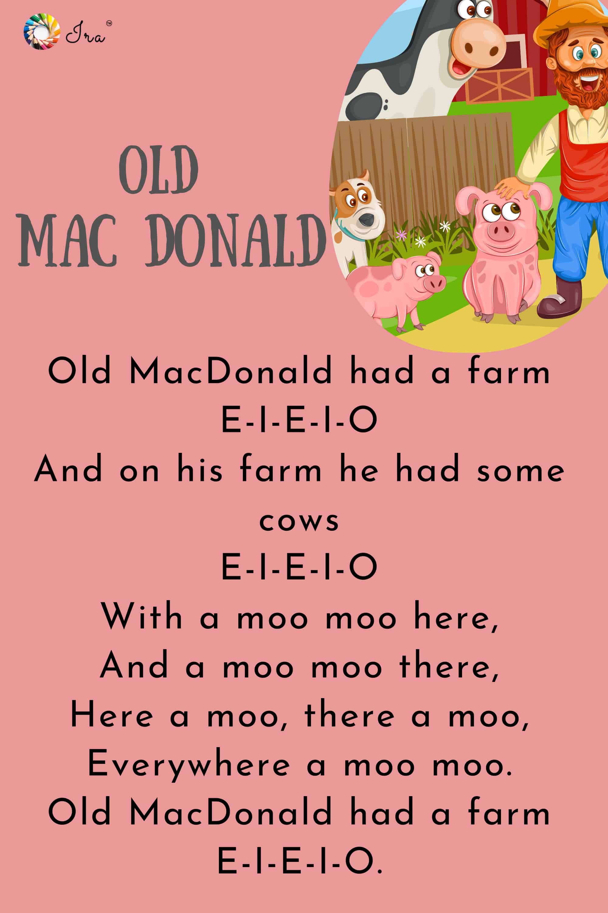 song old macdonald had a farm lyrics to