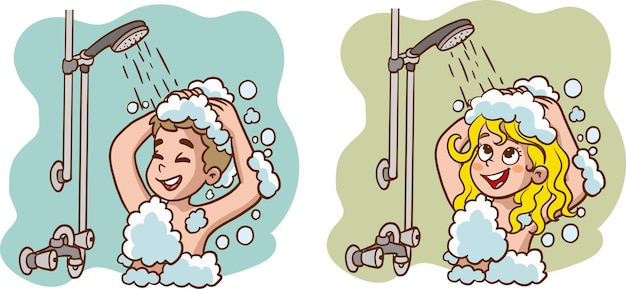 showering clip art