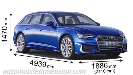 length of an audi a6