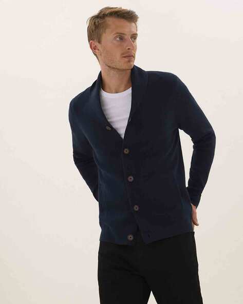 marks & spencer mens cardigans