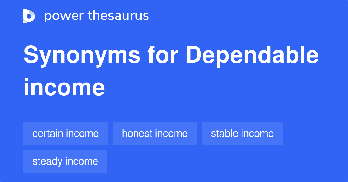 dependable thesaurus