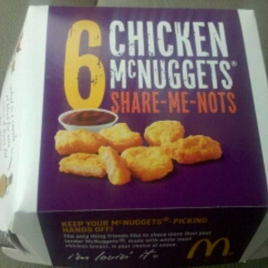 mcdonalds chicken nuggets nutrition facts 6 piece