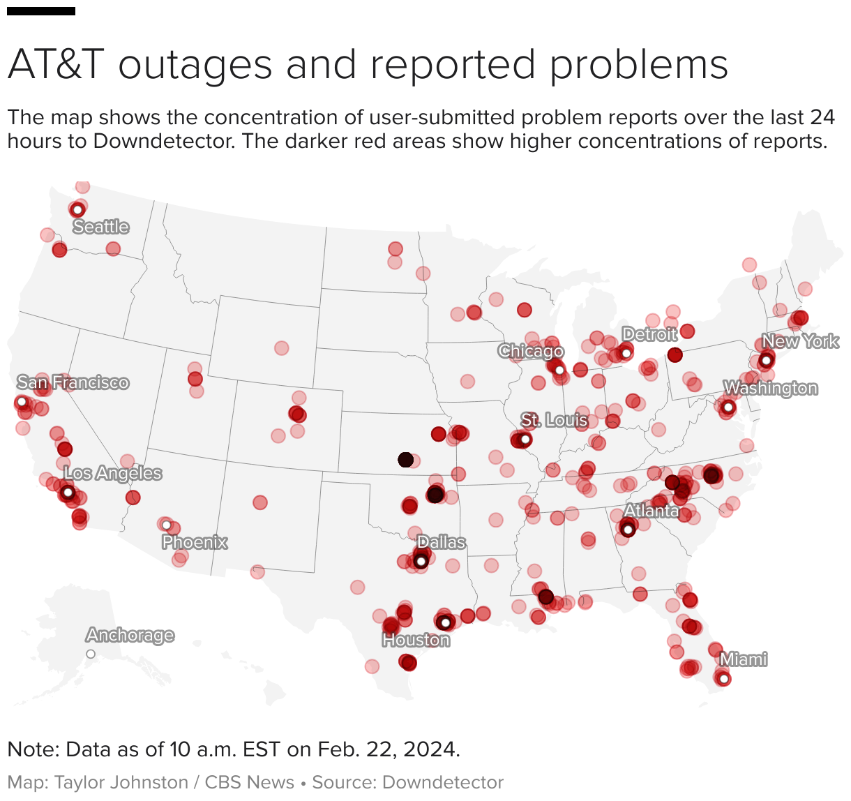 att network outages