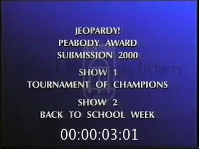 jeopardy archive