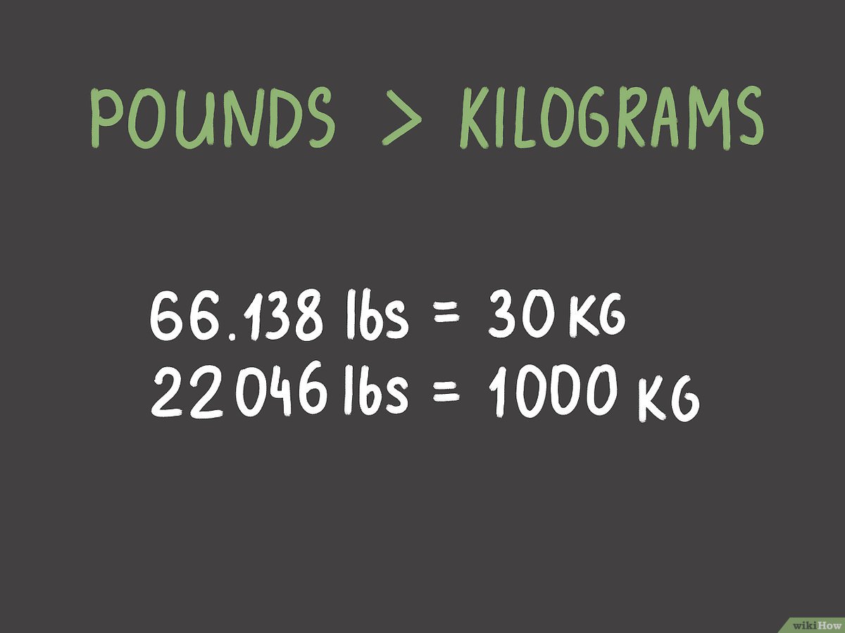 convert lbs to kilos