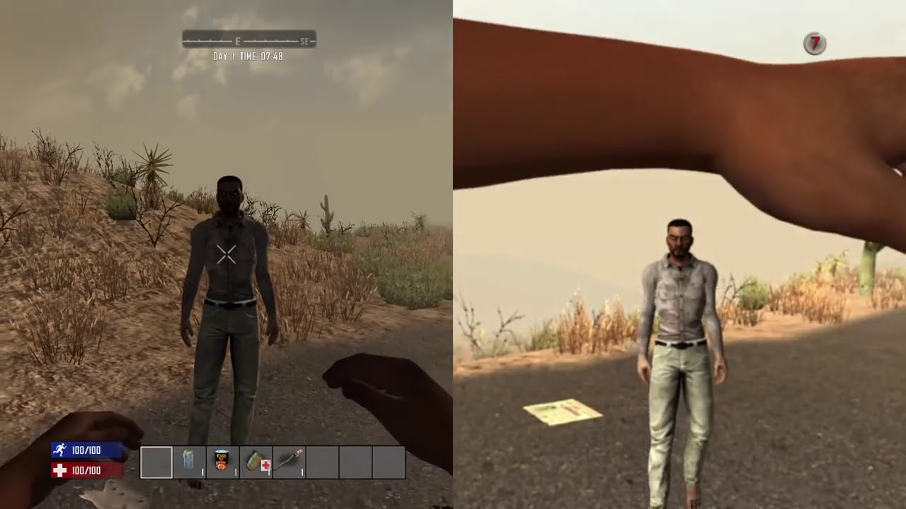 7 days to die split screen