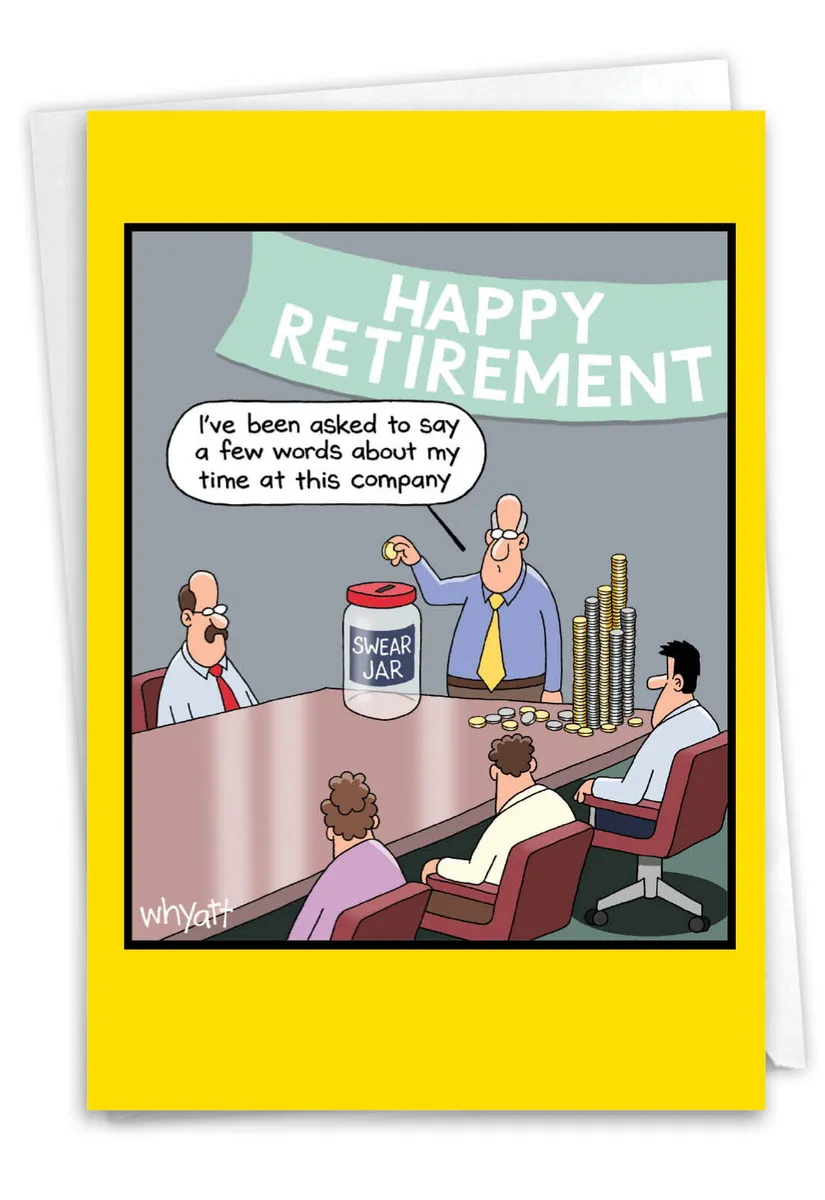 retirement cards funny
