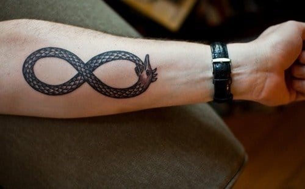 infinity snake tattoo