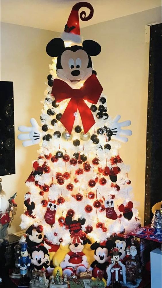 mickey christmas tree ideas