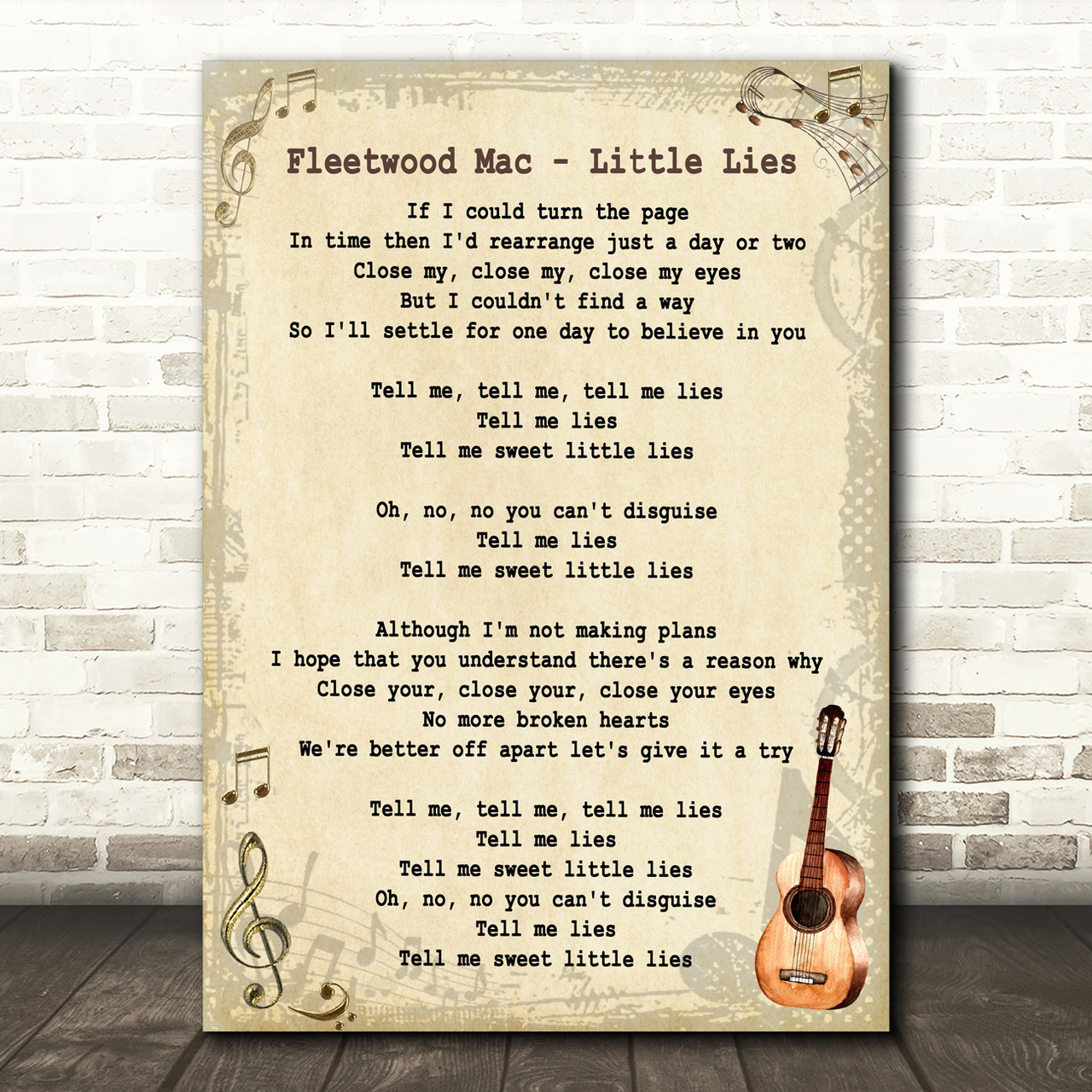 little lies fleetwood mac lyrics