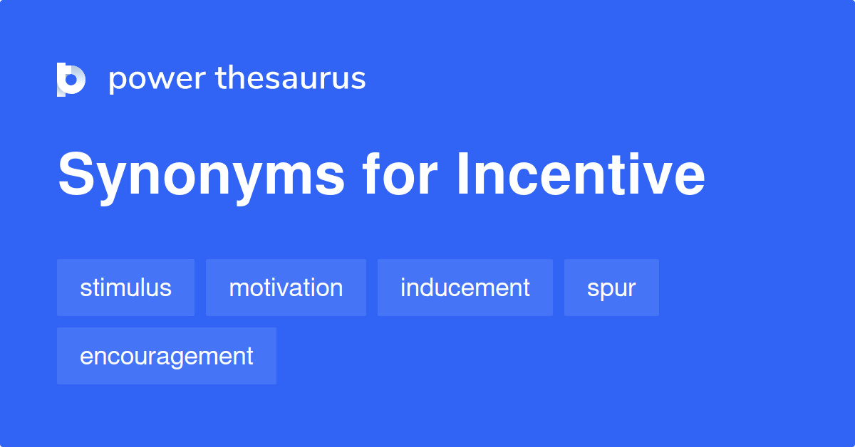 incentive synonym