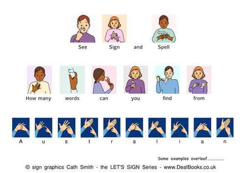 auslan fingerspelling games