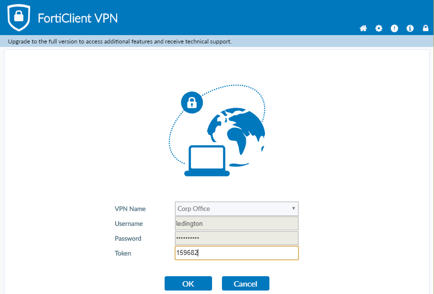 forticlient vpn client