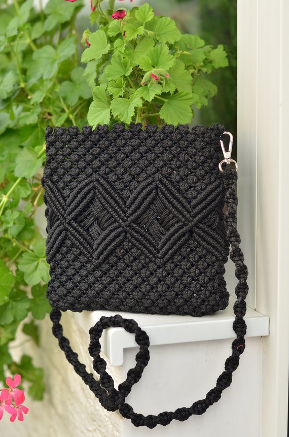 macrame bag etsy