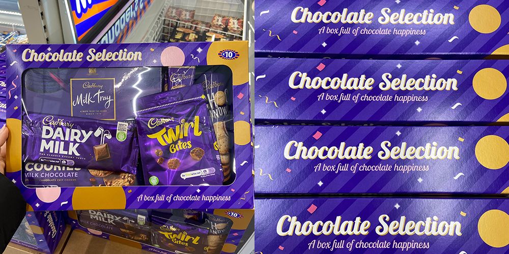 cadburys selection boxes b&m