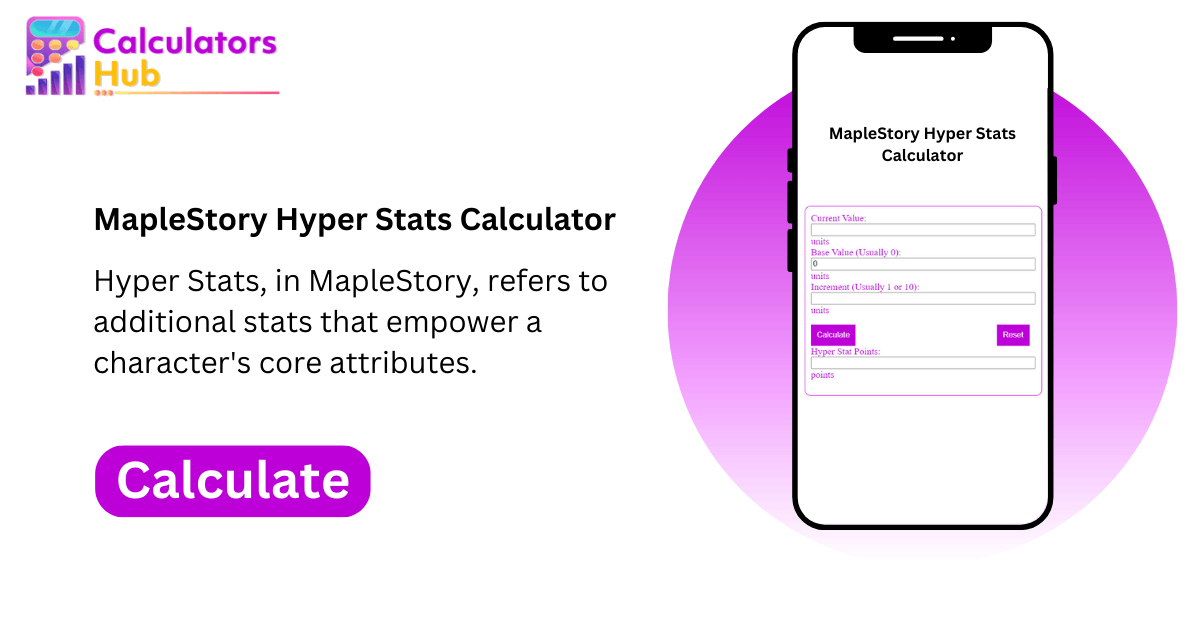 maplestory stats calculator