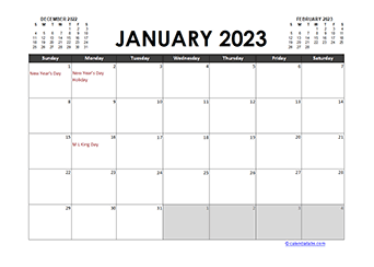 calendario editable 2023 excel