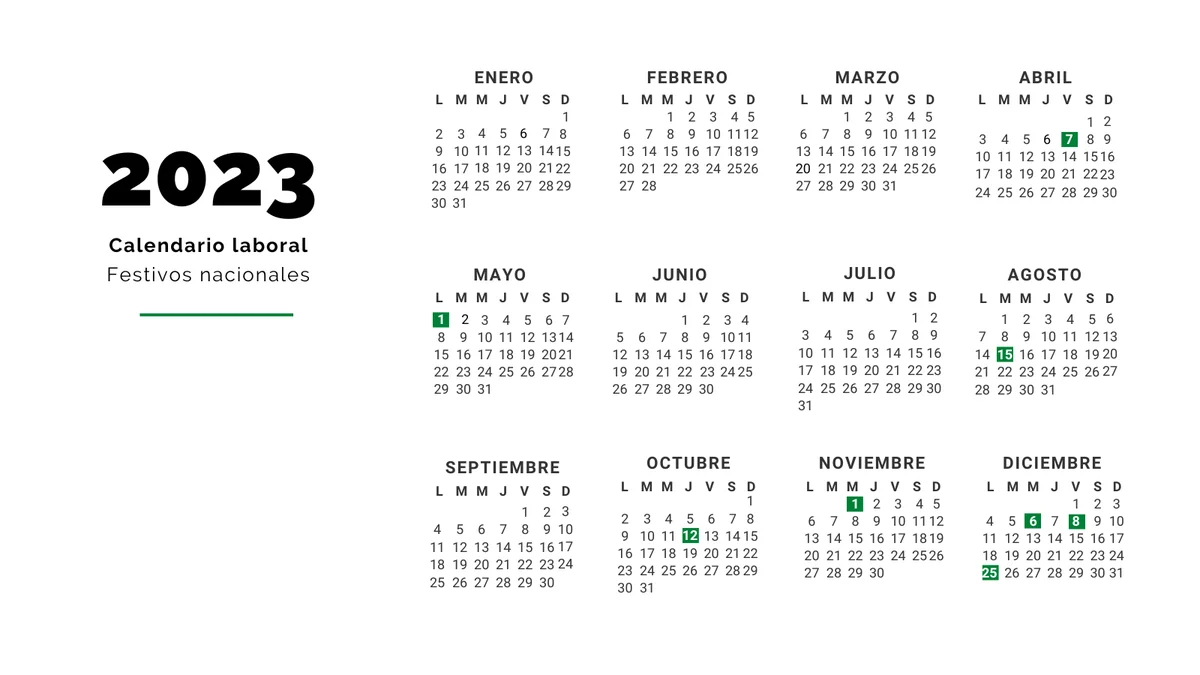 calendario laboral 2023 barcelona para imprimir